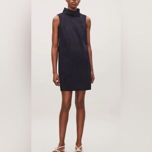 COS Navy Sleeveless Dress